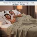 100% Egyptian Cotton King Size Bed Sheets - Naturally Breathable & Durable Winter Comfort, Ultra-Soft Hotel Comfort with 15" Deep Pocket King Sheets, Silky Sateen Weave Luxury You Can Feel - Linen