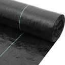 Doniks 13x115ft Driveway Fabric,5OZ Commercial Heavy Duty Weed Barrier Fabric, Garden Landscape Fabric,French Drain Fabric for Erosion Control,Landscape Fabric,Weed Barrier,Construction Projects