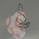 18 Pcs Baseball Luggage Tags for Suitcases Acrylic Baseball Travel Suitcase Labels with Metal Ring Luggage Name Funny Tags Gifts for Men Women Sport Travel