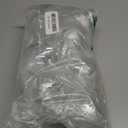 HOMSFOU 10pcs Christmas Ornament Drink Balls Clear Fillable Booze Balls for Cocktails, Plastic Shot Hanging Ornament for Candy Drinks Xmas Tree Party Home Bar Decoration (5oz/150mL, Silver)