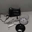 Braun MultiMix 5 Hand Mixer, 350W Electric Mixer with Chopper, SmartMix Tech, 9-Speed + Turbo, MultiWhisk, Dough Hooks, Soft-Grip Handle, Lightweight Design, Black