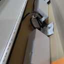 Signature Design by Ashley Realyn Farmhouse Home Office Desk, 2 Drawers, Drop-down Drawer, USB Charging, Wood, 60" W x 28" D x 31" H, Chipped White and Brown