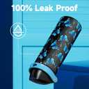 24 oz Insulated Water Bottle for Women: Meoky Glow in the Dark Water Bottle with 2-in-1 Straw and Spout Lid - Leak Proof, Cold for 24 Hours, Fits in Car Cup Holder, BPA-Free for Sports Travel, Moonlit
