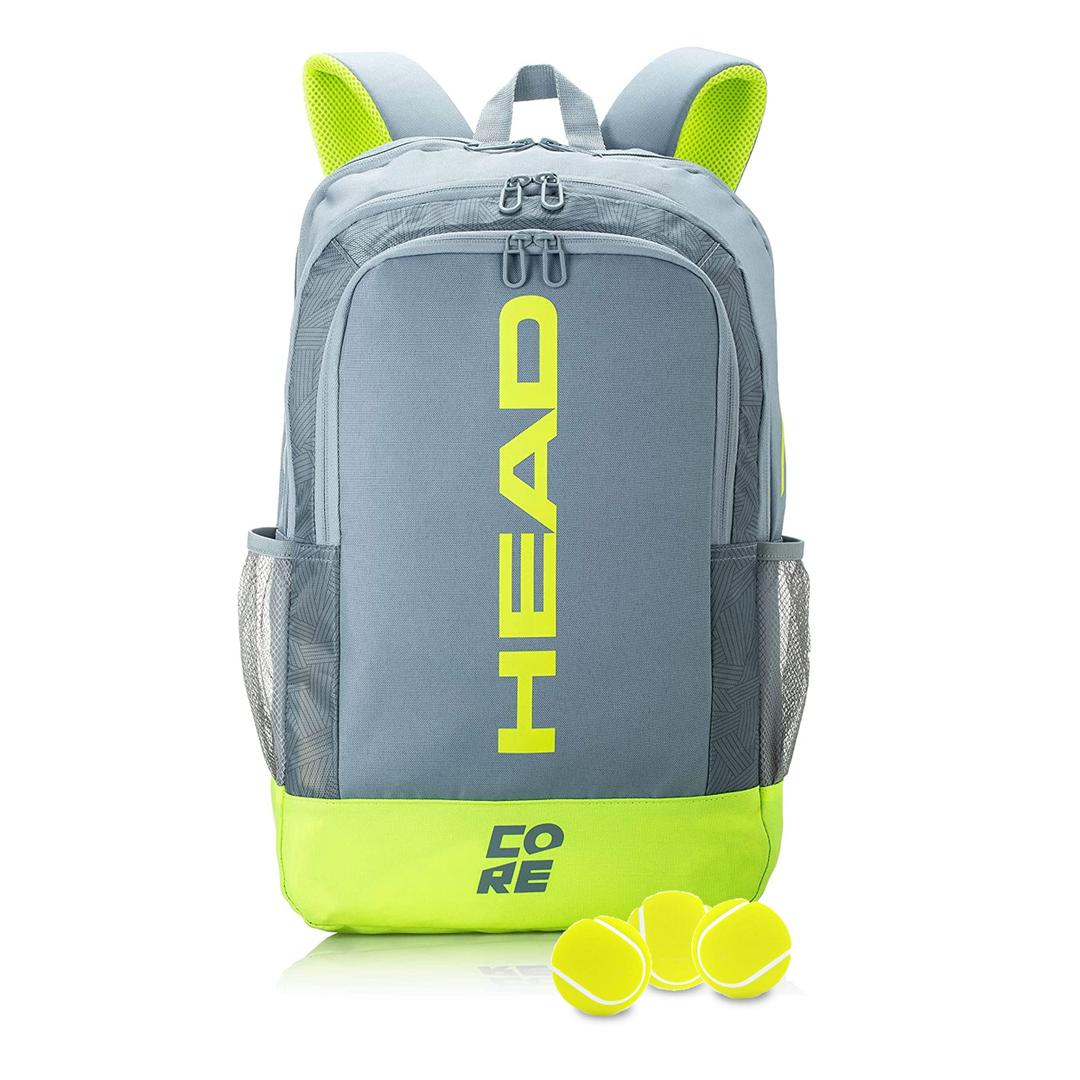 HEAD Core Tennis Backpack - Holds 2 Racquets with Padded Adjustable Straps Sports Bag