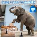 Adjustable House Floor Jacks, Post Floor Joist Jacks for Leveling, 8" - 12" Height Adjust Range, Telescoping Screw Jacks for Temporary Support, 5000 LBS Max Load Capacity 4 Pack