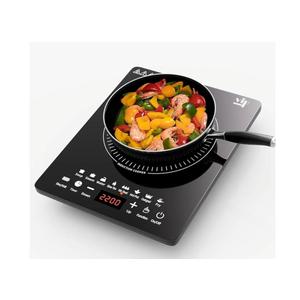Portable Induction Cooktop, Countertop Burner with Multi-Function, 2200w Electric Stove with Easy Clean Glass, 8 Modes Sensor Touch Cooker 