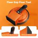 Floor Gap Fixer Tool, Heavy Duty Floor Gap Fixer Tool, Enhanced Vacuum Suction Cup, Professional Grade Gap Closer for Laminate, Wood, Vinyl & Tile Flooring (Orange)