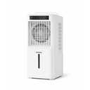 White Portable Air Conditioner Fan, Evaporative Air Cooler with Remote Control, 3 Fan Speeds, 1600ml Water Tank, 2/4/8 Hour Timer, Adjustable Airflow, for Bedroom Office Desk