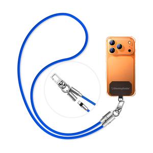 chubbycable Crossbody Strap for iPhone 17 Series 240W USB-C Phone Lanyard Charging Cable with Anti-Theft Lock, Wrist/Neck Strap Fast Charge & Data Transfer,Black,0.98FT