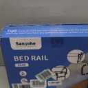 Sangohe Heavy Duty Bed Rail for Senior & Elderly and People Falling Out of Bed - Foldable Bed Assist Handle - 504E