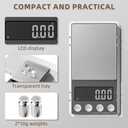SKEAP Digital Coin Scale, Gram Scale 0.01g Accuracy for Coin Collectors, Bank Tellers and Home Use, Ideal Scale for Gold and Jewelry, 200g Capacity with Calibration Weight