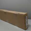 2 Pack 1-3/4 x 36 Inch U Shaped Door Bottom Sweep with Drip Cap Weather Stripping Bottom Seal PVC Storm Door Sweep Draft Stopper for Exterior Interior Entry Doors