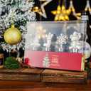 Set of 4 Christmas Wine Stuffed Christmas Decoration, Christmas Party Decoration Gift, Bridal Shower or Baby Shower Party Gift Gift for Guests Christmas Decoration SouvenirAlloy