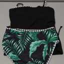 Girls Tankini Swimsuits Two Piece Bathing Suit Drawstring Swimwear Set for Girl 11-12Y