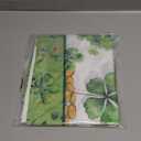 XCHI Green Hats Shamrock Coins St. Patrick's Day Tablecloth Square Table Cloth Washable Table Covers for Indoor Outdoor Dining Home Party Decorations 60x60 Inch