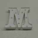 Pooqla LED Marquee Letter Lights Sign, Light Up Alphabet Letter for Home Party Wedding Decoration M