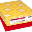 Learning Resources 22551 Astrobrights Color Paper, 8.5 x 11, 24 lb / 89 gsm, Re-Entry Red, 500 Sheets