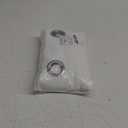 NICETOWN White Sheer Linen Curtains for Living Room 84 inch Length 2 Panels Set, Grommet Semi Sheer Privacy with Light Filtering Flax Window Treatments for Bedroom, W52 x L84