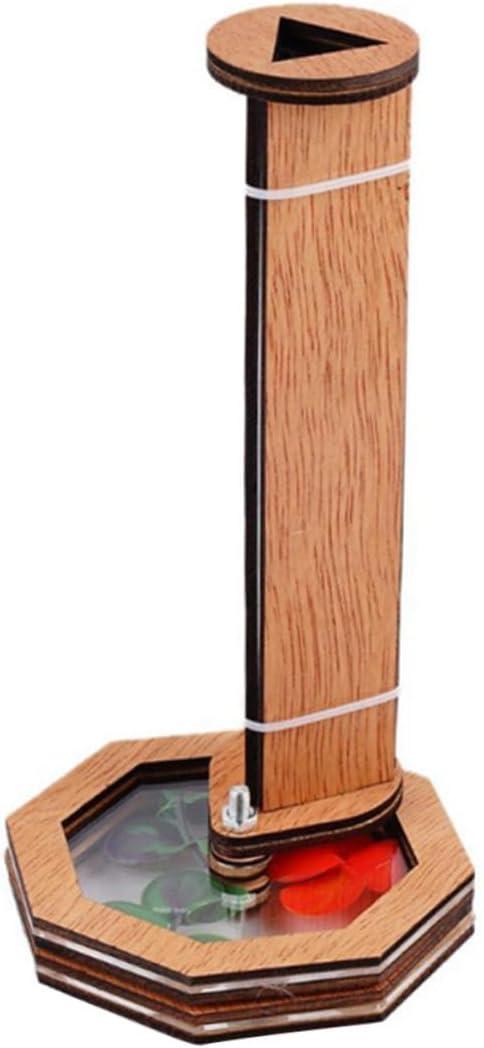 Creative Wooden DIY Kaleidoscope Kit for Rotating Kaleidoscope Glasses with Refillable Patterns Lightweight and Portable Outdoor to Enhance Imagination and Visual Learning