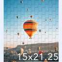 JCJMY 15x21.25 Puzzles Frame White, Wall Hanging 15 x 21.25 Picture Frame for 15 by 21.25 Poster Photo Canvas Picture Puzzles with Shatter Resistant Plexiglass, White