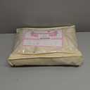 48 Inch Champagne Round Tulle Tablecloths Skirt for Baby Shower Wrinkle Free Ruffle Tutu Table Skirt Spandex Stretch Fitted Round Table Cover for Birthday Party Wedding Banquet Celebration Decor