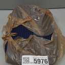 Large Shallow Organizing Baskets 15x11x5.1 Inches - Rope Woven Storage Bins for Bathroom, Shelves, Cube Closet, Navy Blue 1 Pack