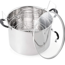 Prep•N•Cook by McSunley 21.5Qt Induction Stainless Steel Water Bath Canner