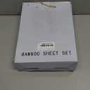 Shilucheng 100% Viscose Derived from Bamboo_ Sheets King Size 4pcs - Ultra Cooling & Silky Soft Bed Sheets, 16" Deep Pocket, Perfect for Hot Sleepers, Hotel Bedding Sheets (French Blue)