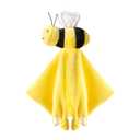 Pro Goleem Bee Loveys for Babies Soft Security Blanket Baby Snuggle Toy Stuffed Animal Blanket Unisex Lovie Baby Gifts for Infant and Toddler Yellow 12 Inch