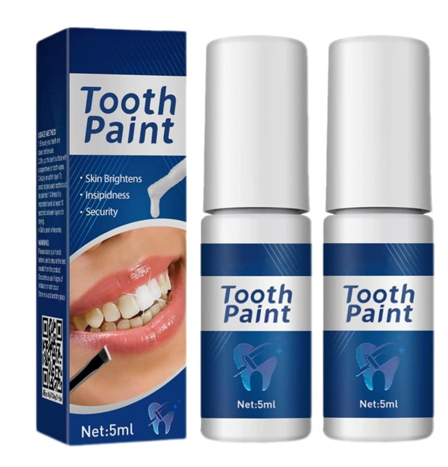 Tooth Paint, Efficient Teeth whitening Paint, Portable and Convenient, Gentle for Sensitive Teeth