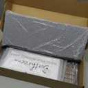 WOPITUES Floating Shelves for Wall Decor Sign, Bathroom Organizers and Storage, Bathroom Shelves Over Toilet with Metal Guardrail-Modern Grey