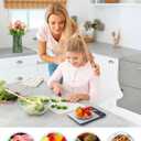 JOYHILL Food Scale, 22lb Digital Kitchen Scale Food Ounces and Grams for Weight Loss, Baking and Cooking, Premium Stainless Steel Food Weight Scale with LED Display, Batteries Included, Silver