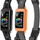Bark Collar, 2 Pack Smart Dog Bark Collar for Large Medium Small Dogs, Anti Barking Device for Dogs Training Collar with Beep Vibration Harmless Shock, 5 Adjustable Sensitivity (Orange)
