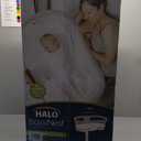 HALO BassiNest Swivel Sleeper 3.0  Over-Bed Baby Bassinet with 360 Rotation, Adjustable Height, Breathable Mesh, Safe Close Sleeping, Lowering Wall for Easy Access, Feeding & C-Section Recovery (3.0 BassiNest)