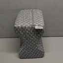 5 STARS UNITED Knee Pillow for Side Sleepers - Hip Pain Relief, Memory Foam Leg Cushion for Side Sleeping - Between Legs Pillow for Sciatica & Lower Back Pain, Gray (Standard)