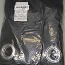 NICETOWN Black Out Curtains for Bedroom 84 inches Long - Light Reducing Thermal Insulated Solid Grommet Curtains/Panels/Drapes for Living Room (Set of 2, W52 x L84)