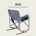 Coleman Pro Rocker Chair, Easy & Fast Folding, Up to 250lb Capacity, Great for Camping, Easily Portable, Mussel