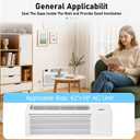 PTAC Wall Sleeve 42 x 16, Through The Wall AC Sleeve, Air Conditioner Wall Sleeve with Exterior Ventilation Grille, Universal Design 42 In AC Wall Sleeve Unit, Durable&Weather-Resistant Wall Sleeve