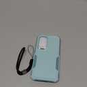 RMOCR Case for Samsung Galaxy S25, Full Body Heavy Duty Rugged Shockproof Protective Phone Cover with Lanyard Strap, Tempered Glass Screen Protector and Camera Lens Cover, Mint Green