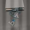 ASTARON 32 Pcs Self Adhesive Letter Patches Pearl Rhinestone Letter Stickers, Glitter Rhinestone Letters A-Z Embroidered Applique Patches Alphabet Cloth Patch for Clothes, Bags, Hat, Phone Case, DIY