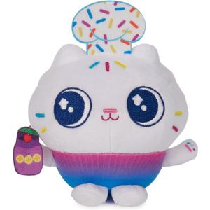 Gabbys Dollhouse, Celebration Series 6-Inch Tall Cakey Cat Plushies, Stuffed Animal Kids Toys for Girls & Boys Ages 3 and Up