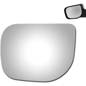 WLLW Mirror Glass for 2004-2008 Nissan Titan 2005-2009 Armada 2004 Pathfinder Armada Driver Side Only Left Flat Replacement Glass with Adhesive