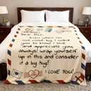 Father's Day Birthday Gifts,to My Dad Gifts from Daughter Son, Best Dad Gifts Ideas Soft Throw Blanket Thanksgiving Christmas Day Birthday Gifts 50 * 60'' (DAD)