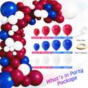 Airplane Birthday Party Decorations Set Flight Theme Supplies with Balloons Backdrop Tablecloth Cake Toppers Aviation Party Decor