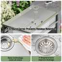 30x18 Inch Stainless Steel Utility Sink-Freestanding Laundry Sink Practicality With Accessories Stainless Functional Faucet,Soap Dispenser, SS Sink Grid For Laundry,Garage,Outdoor Kitchen,Garden