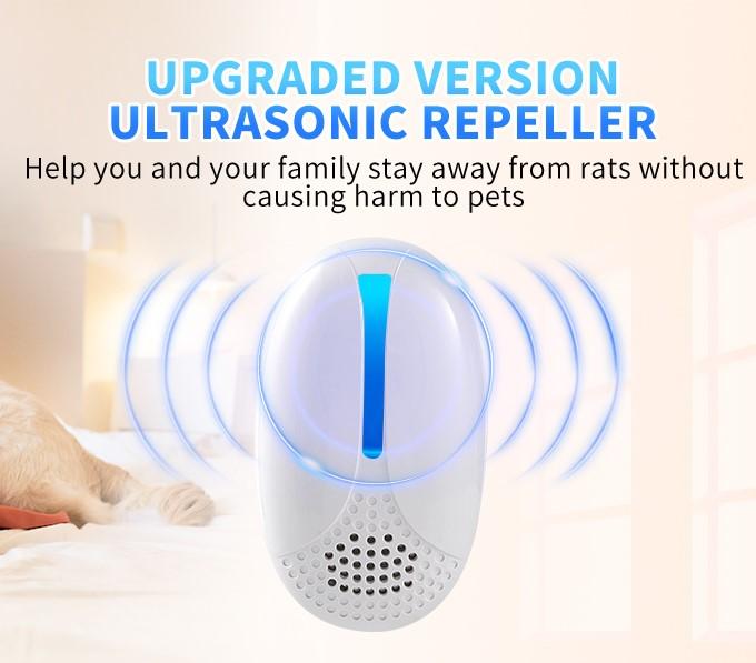 2025 Upgraded Ultrasonic Repellent Indoor, Mouse Traps Insert Plug in, Pest Control Repellent Ant,Roach,Rodent, Mouse, Bugs, Mosquito, Spider, for Home, Office, Warehouse 6 Packs