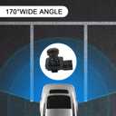 Parking Assist Rear View Backup Camera Compatible with 2013-2016 Ford Fusion Replace# ES7Z-19G490-A, ES7T19G490AA, DS7T19G490AA, DS7Z-19G490-A