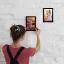 Giftgarden 4x6 Picture Frame Set of 10, Matted to 3.5x5 Photos with Mat or 6x4 Pictures without Mat, Multi Black Frames for Tabletop Wall Display