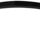 IKON MOTORSPORTS, Rear Trunk Spoiler Compatible with 2020-2024 Tesla Model Y, Rear Trunk Lip Spoiler Wing Added on Bodykit Replacement IKON Style ABS Plastic Gloss Black, 2021