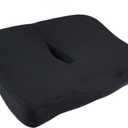 HHEALTB Seat Pads, Ergonomics Comfortable Cushion Breathable Durable Buttocks Curve Design Non-Slip Thicken Office Cushion